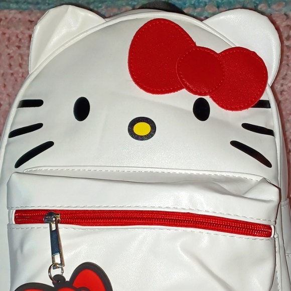 Hello Kitty PU Leather Mini Backpack - Picture 2 of 9